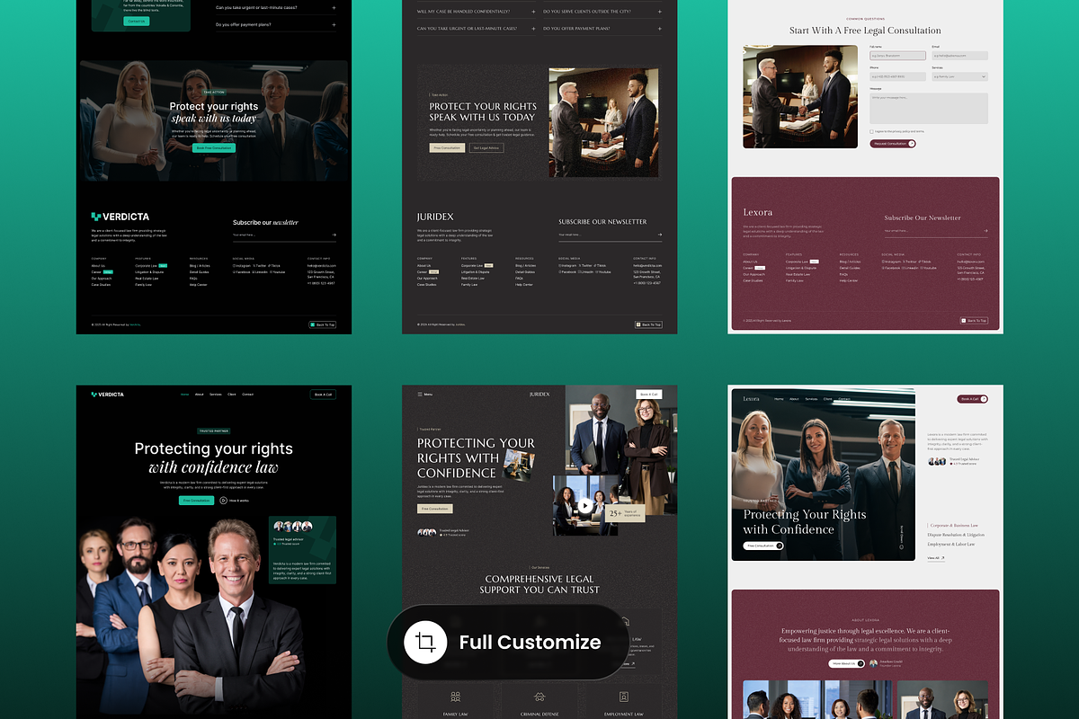 VJL - Bundling Law Firm Landing Page preview 3