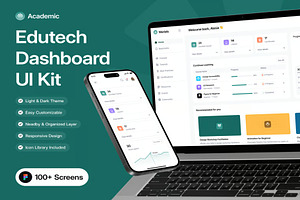 Academic - Edutech Dashboard UI Kit