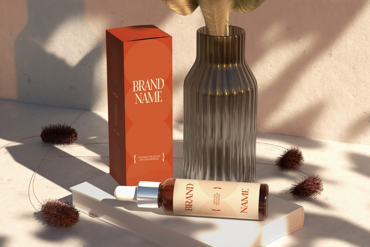 Skincare Box Packaging Mockup, a Packaging Mockup by graphicook (Photo 2 of 4)