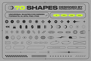 70 Y2K Vector Shapes