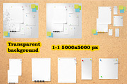 Paper Notes & Sticky Mockup, a Merchandise Mockup by Tempera (Thumbnail 2 of 2)
