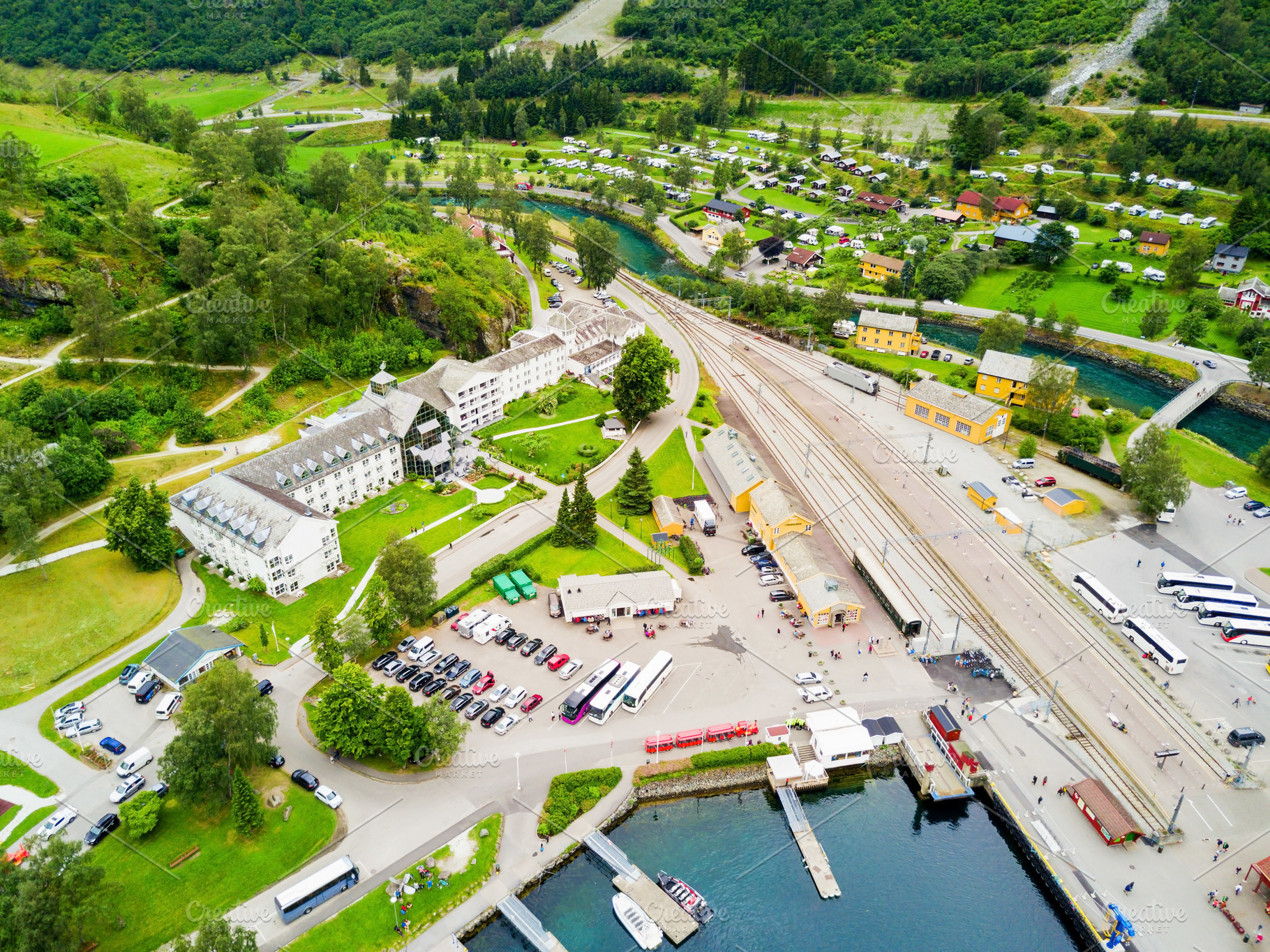 Flam at Sognefjord, Norway, a Photo by saiko3p