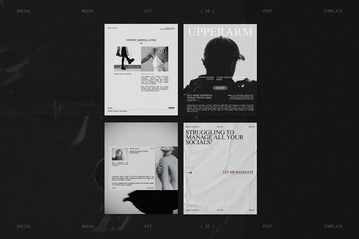 RIVA | Instagram Post Template (II), a Social Media Template by Prapti Design (Photo 3 of 10)