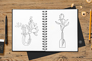 Big Set of Vector Floral Elements, a Decorative Illustration by FourLeafLover (Thumbnail 14 of 18)