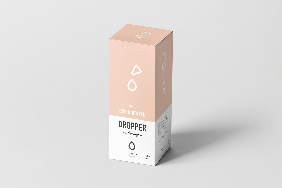 Dropper Bottle Mock-Up, a Product Mockup by zippypixelstudio (Photo 2 of 14)