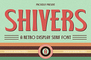Shivers - Retro Serif, a Serif Font by Almeera Std (Thumbnail 1 of 6)