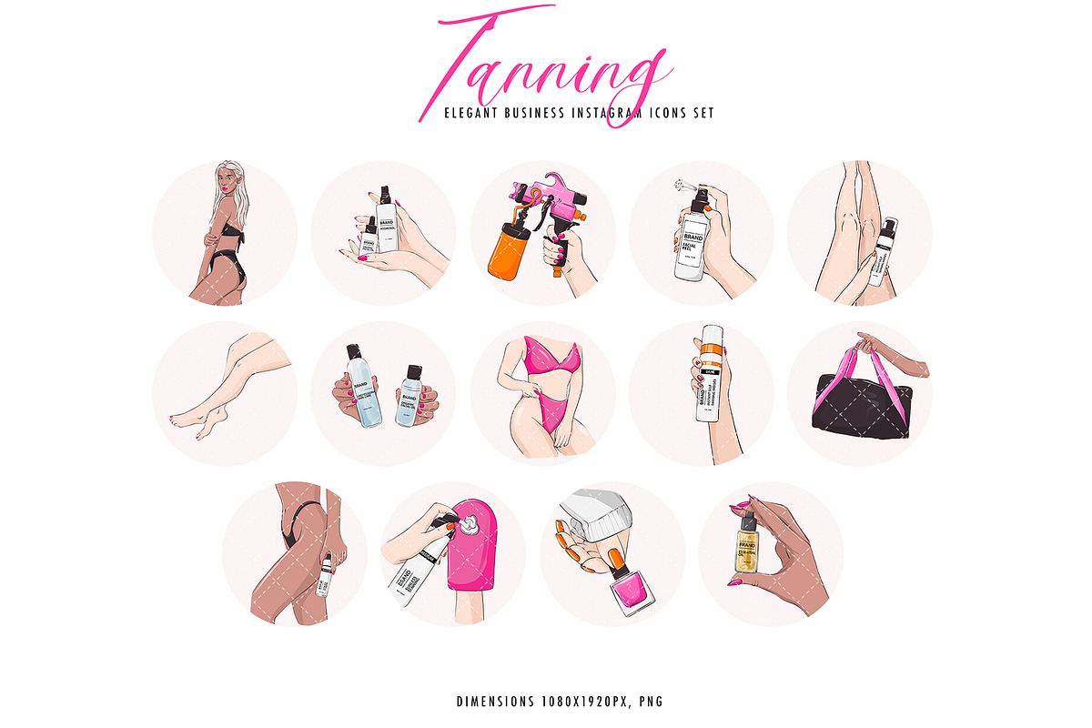 Tanning clipart self tan lotion, a Healthcare Illustration by Milatoo (Photo 3 of 4)