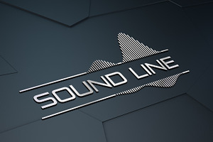 Sound Wave Logo Bundle Music Dj Line