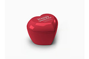 Heart Container with Lid Mockup, a Cups & Container Mockup by DesignRushMarket (Thumbnail 3 of 11)