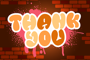 Graffiti Bubbly Is A Graffiti Font