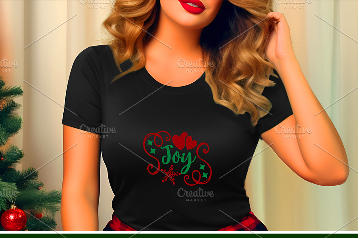 Christmas Typography SVG Bundle, a Graphic by ExpressTeesArt (Photo 1 of 4)