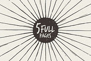 Hand Drawn Sunbursts, an Illustration by Stella's Graphic Supply (Thumbnail 3 of 4)