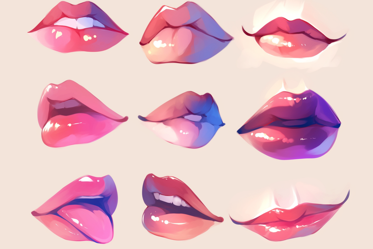 170 Face Stamps for Procreate, a Brush Add-On by Cozy Brushery (Photo 5 of 9)