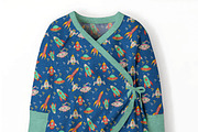 Baby Romper -Kimono one Tie Mockup, a Hoody Mockup by Nora Gad (Thumbnail 10 of 15)