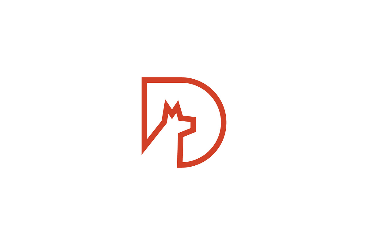 Letter D Dog Logo, a Branding & Logo Template by Abir Hossain Waffi (Photo 1 of 4)