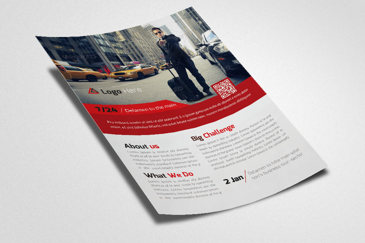 Creative Business Flyer Template, a Flyer Template by Psd Templates (Photo 3 of 3)