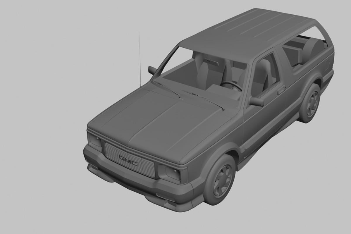GMC Typhoon 1992, a Cars & Vehicle 3D Model by valtriiu (Photo 9 of 12)