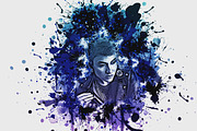 Abstract Ink Effect Photoshop Action, an Action Add-On by Studio Retouch (Thumbnail 2 of 12)