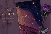 Gold Alcohol Ink & Galaxy Background, a Texture Graphic by by creative paper (Thumbnail 7 of 18)