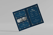 Navy Classic Funeral Program, a Brochure Template by Neermana (Thumbnail 2 of 4)