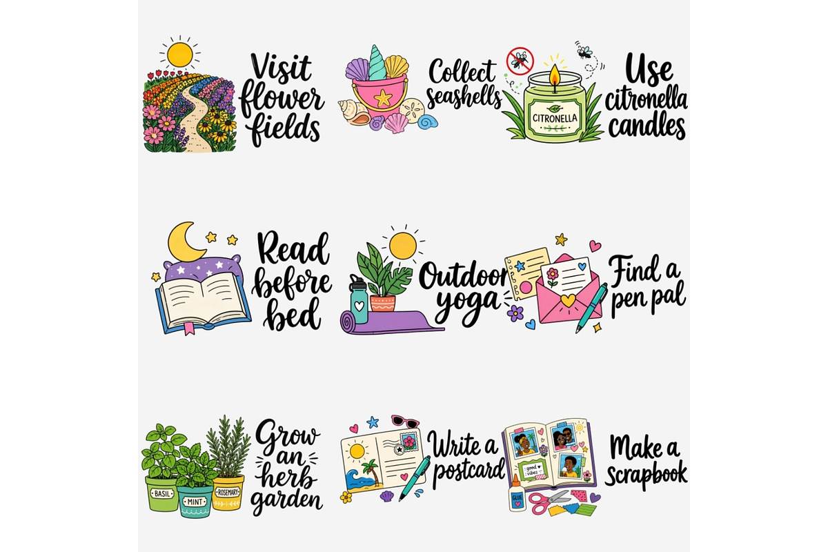 Summer Stickers Icons Clipart PNG, a Solid Icon by Tanya Kart (Photo 4 of 8)