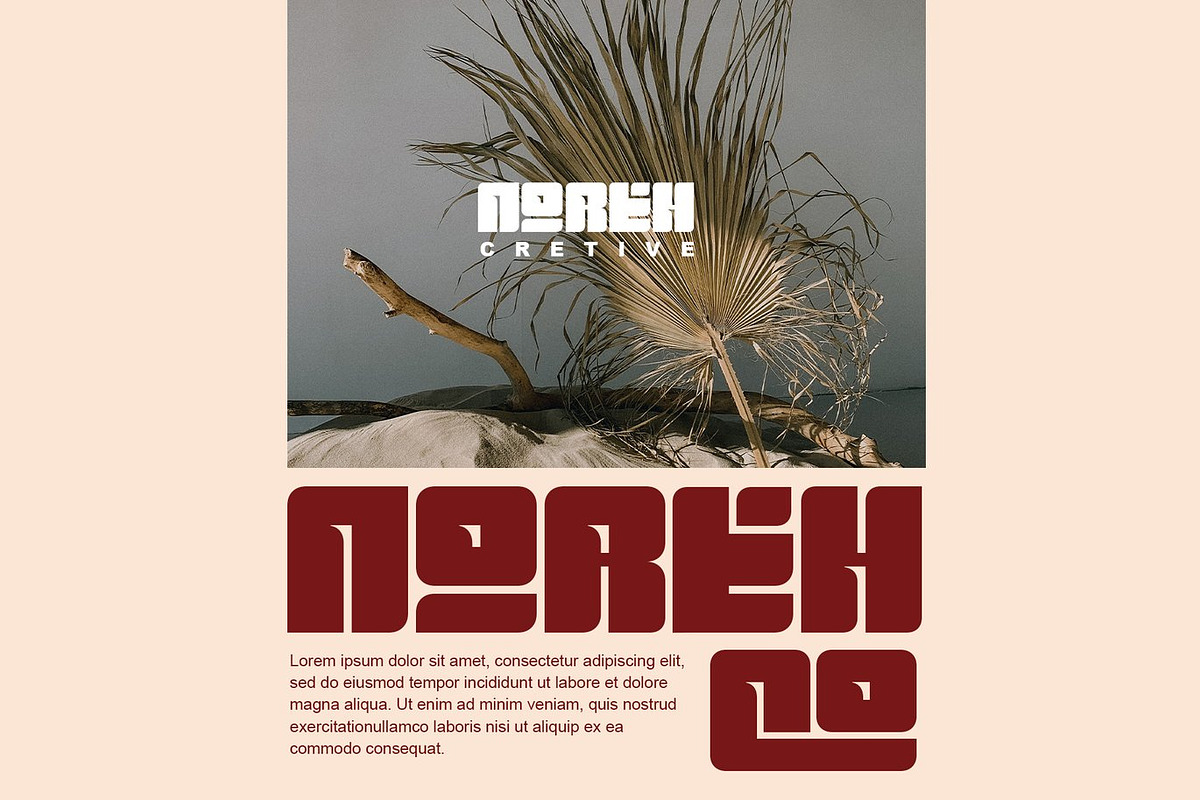 Virtual - Modern Display Font, a Sans Serif Font by Luna Shop (Photo 2 of 5)