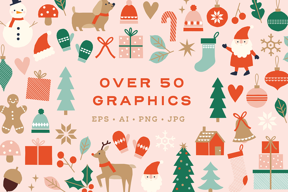 Christmas Graphics, a Seasonal Illustration by Gross Illustrations (Photo 3 of 8)