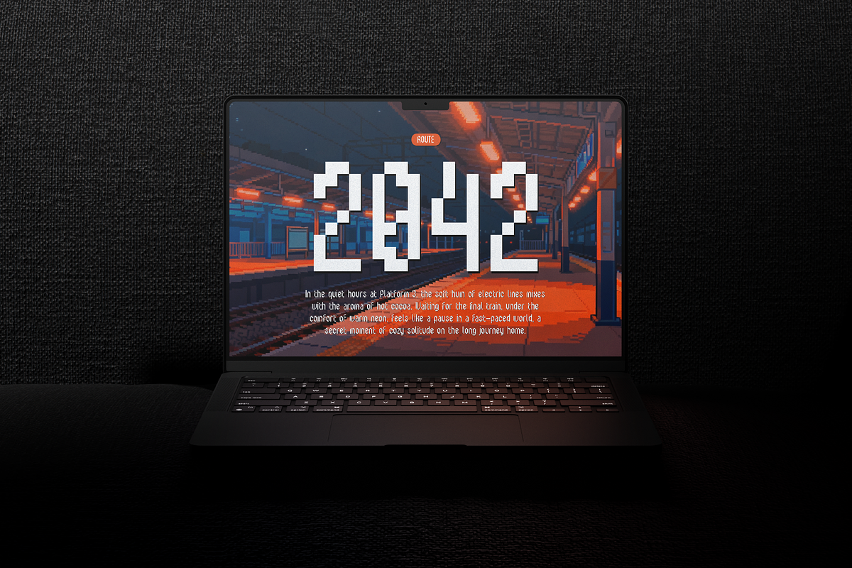 Ercanix | Pixelated Font, a Sans Serif Font by gracetype_studio (Photo 7 of 12)