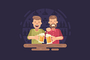 Beer buddies, a Food Illustration by Ivan Dubovik (Thumbnail 2 of 2)