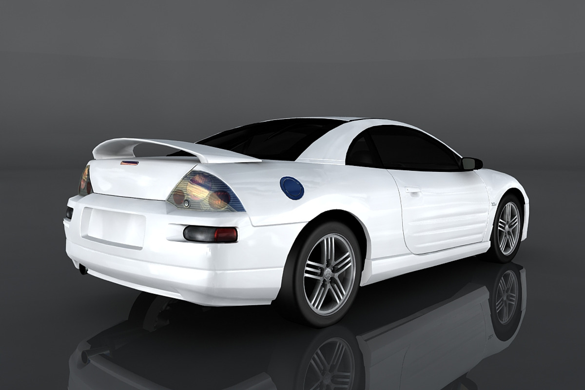 2003 Mitsubishi Eclipse GTS, a Cars & Vehicle 3D Model by valtriiu (Photo 5 of 12)