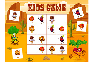 Sudoku Kids Game With Cowboy