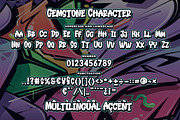 Gemstone Graffiti Font, a Font by Blankids Studio (Thumbnail 5 of 5)