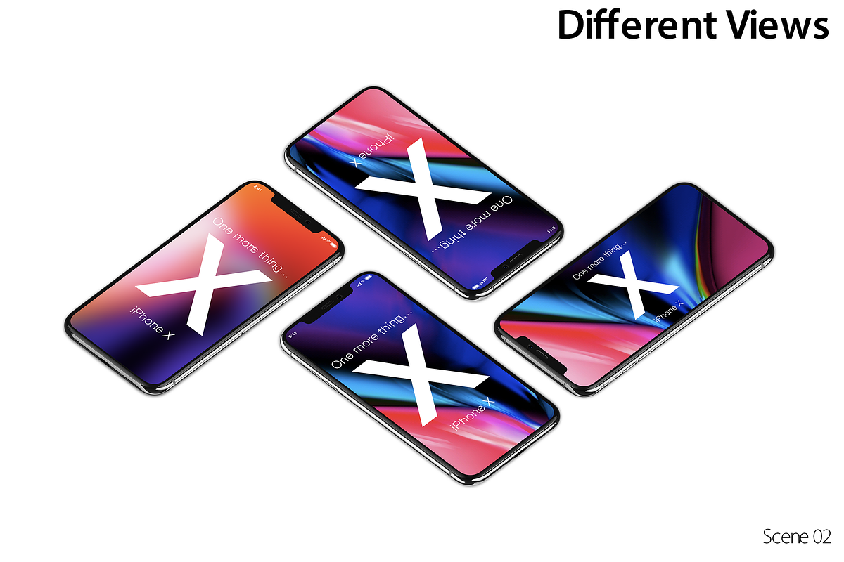 iPhone Xs Mock-ups Pack, an iPhone Mockup by Interbrand (Photo 4 of 9)