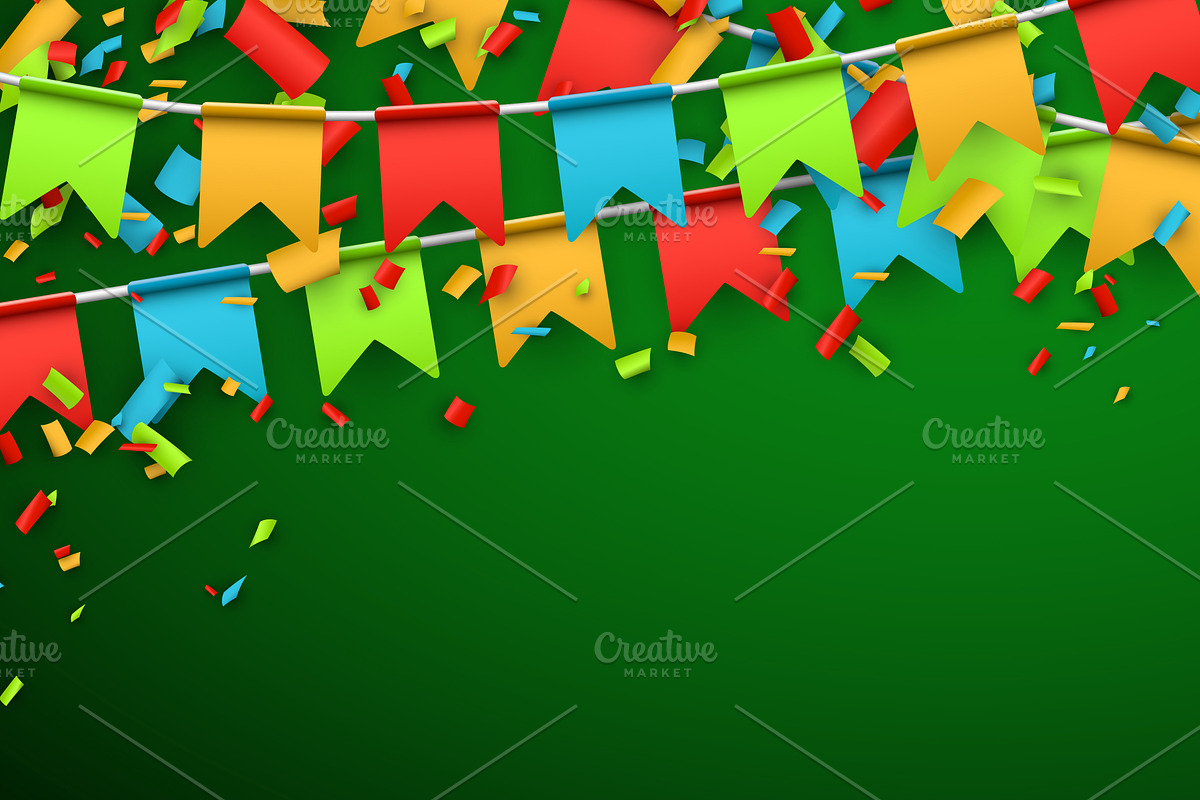 Set of colour festive banners., a Decorative Illustration by Vjom (Photo 6 of 8)