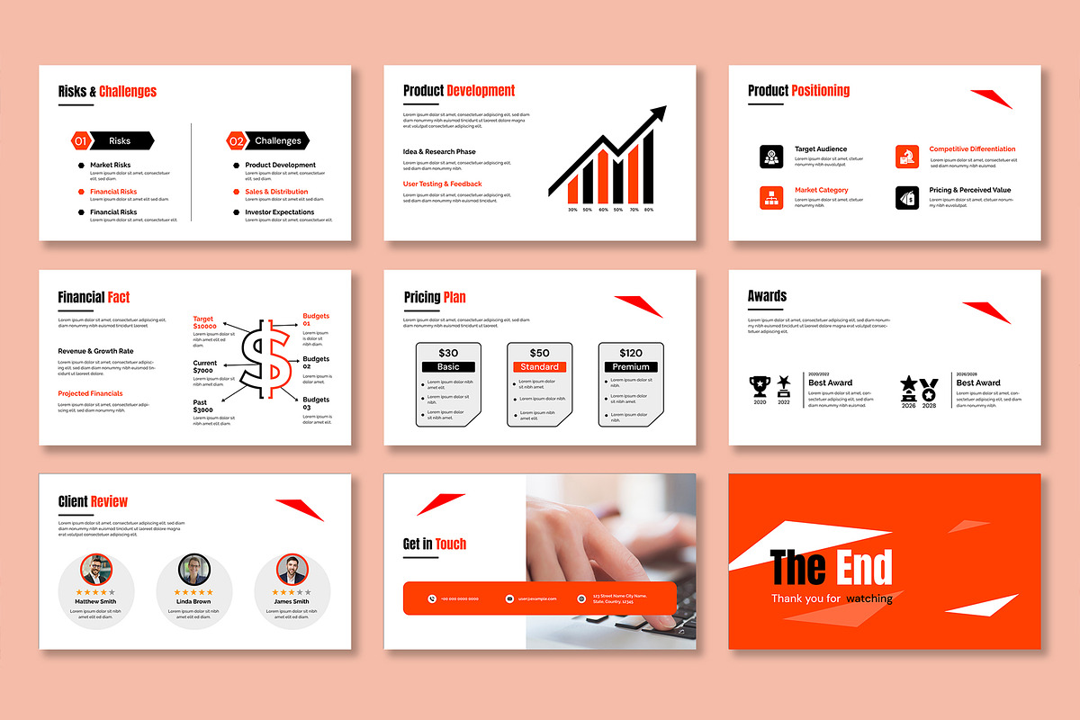 Business Pitch Deck Presentation, a Presentation Template by Mighty-Slide (Photo 4 of 4)