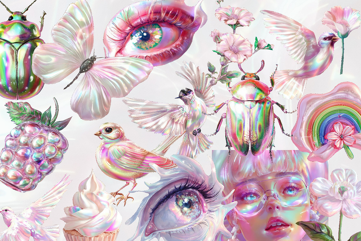 Dreamy Pink Collection, an Object Graphic by Natali Batu (Photo 4 of 16)