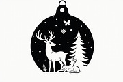 15 Christmas Laser Cut Bundle, a Graphic by jahid234 (Thumbnail 10 of 12)