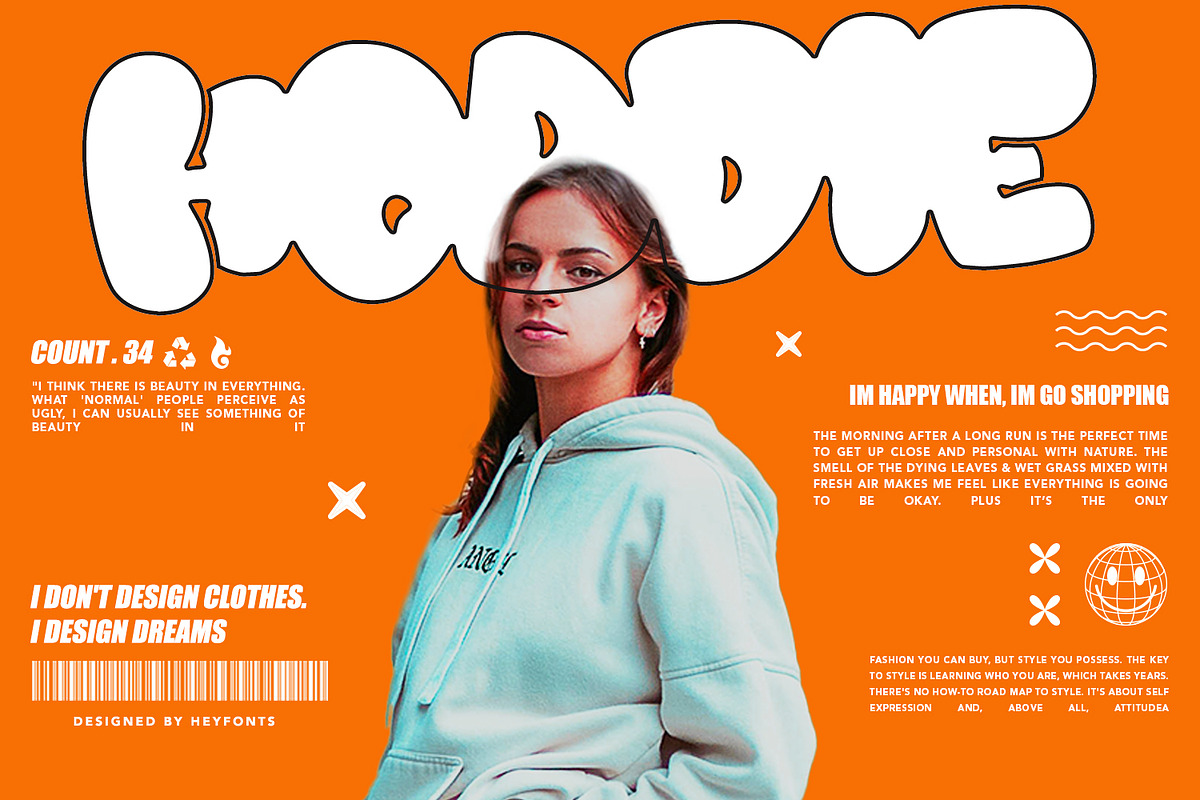 Gummies - Fat Bubble Font, a Font by HeyFonts (Photo 12 of 14)