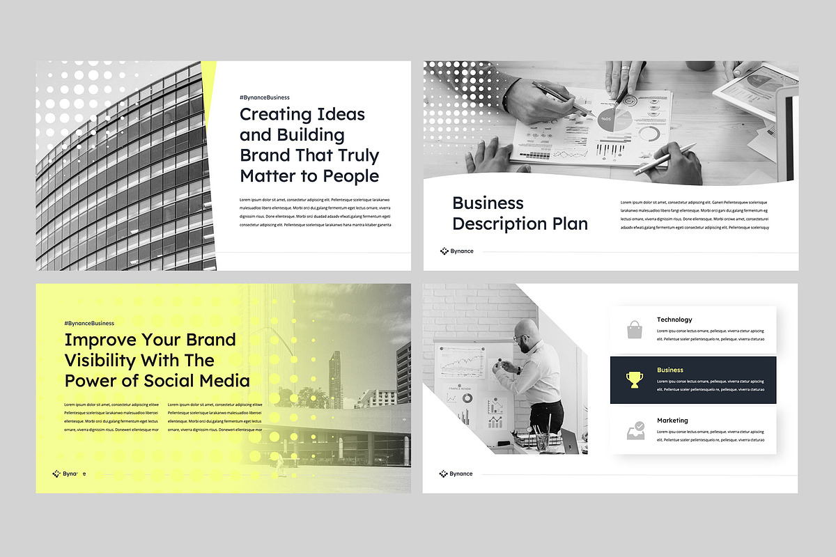 BYNANCE - Powerpoint Template, a Presentation Template by rgbryand (Photo 5 of 7)