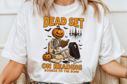 Spooky Bookish Halloween -Skeleton, a Work Illustration by Sublimation Artist (Thumbnail 4 of 9)