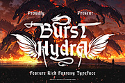 Burst Hydra Font, a Blackletter Font by alit design (Thumbnail 1 of 17)