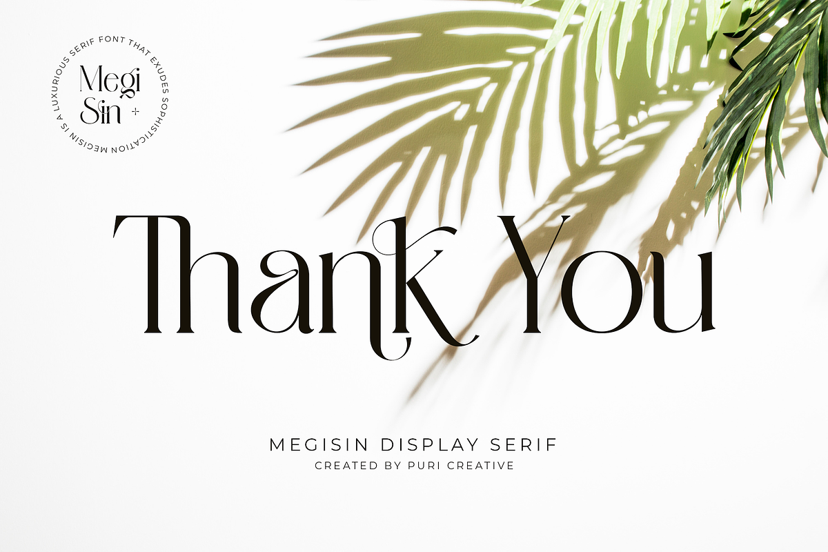 Megisin - Elegant Display Serif Font, a Serif Font by PuriCreative (Photo 10 of 10)