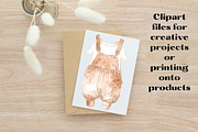 BOHO BABY Shower Neutral Clipart X68, a Person Illustration by Mermaids Cove (Thumbnail 9 of 9)
