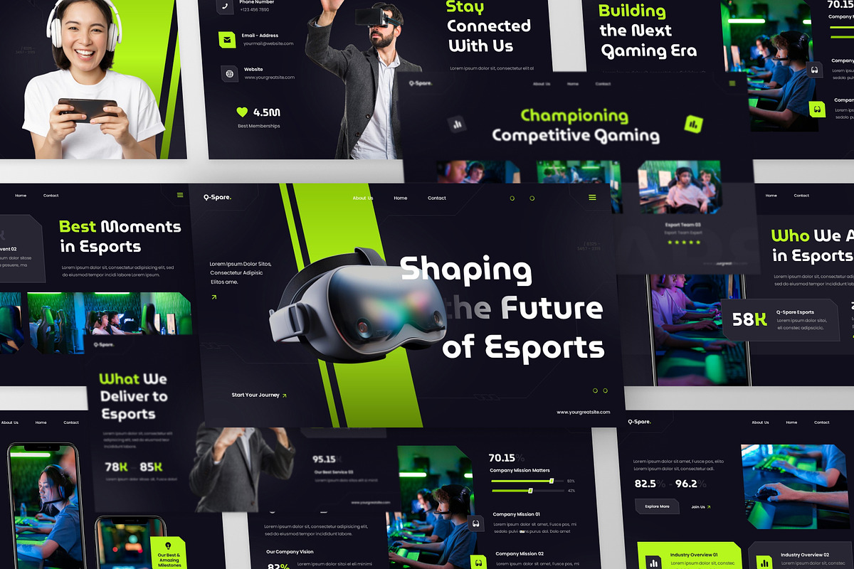 Esport Gaming Era Google Slides, a Presentation Template by MtvtdArt (Photo 3 of 6)