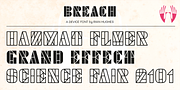 Breach, a Sans Serif Font by Device (Thumbnail 4 of 6)
