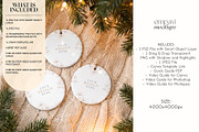 Ornament Mockup Set of 3, a Household Mockup by EmpaviMockups (Thumbnail 2 of 5)