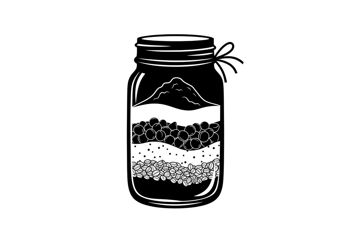Layered Mason Jar Ingredients Bundle, an Illustration by yasushie (Photo 31 of 31)