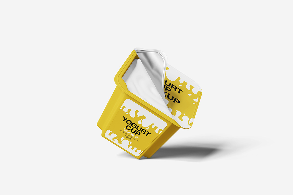 Yogurt Cup Mockup, a Product Mockup by Indah (Photo 5 of 6)