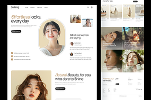 Skinray - Skin Care Store eCommerce, an UI Kit Template by Sans Design