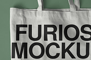 Tote Bag Mockup Bundle – 6 PSD, a Packaging Mockup by FURIOSO mockups (Thumbnail 12 of 15)